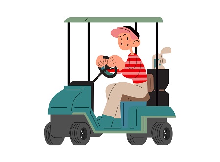 Golf Cart Electric Rickshaw