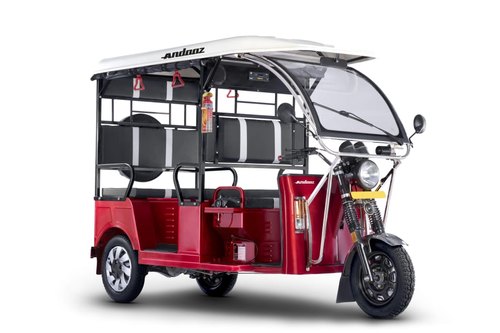 Andaaz Andaaz LX Red and Blue Electric Rickshaw