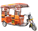 Arna Orange Battery E Rickshaw