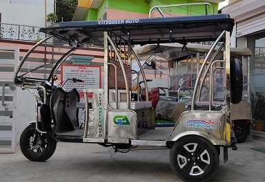 CityGreen Auto Best Ride Battery Operated E Rickshaw
