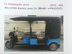 E Rajdoot I Cat Approved Battery Rickshaw
