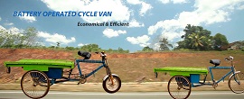 Eevee Battery Operated Cycle Van