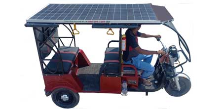 Electrodrive Solar E Rickshaw