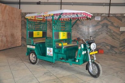 Shakti Auto Green 5 Seater E Rickshaw
