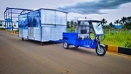 Transvahan E Cart with bigger load body for Farm usage