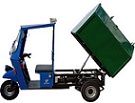 Zesar Electric Garbage Van, Electric Garbage Rickshaw, With Lead Acid Battery With Tipping Facility