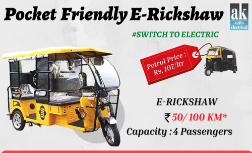 A.K Auto Agency Pocket Friendly E Rickshaw