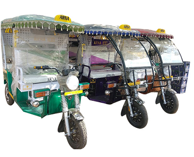 Arna Powder Coating E Rickshaw