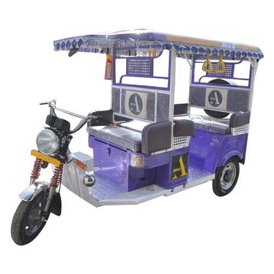 Arna Purple Passenger Electric Rickshaw