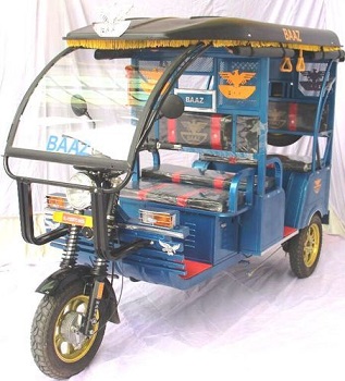 Baaz Baaz E Rickshaw Super Duluxe Model