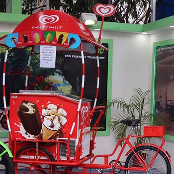 Cart Studio Refrigerated Ice Cream Cart