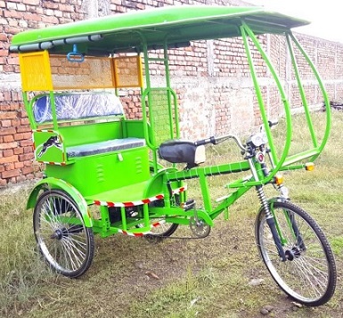 Eevee 2 Seater Battery Operated Paddle Rickshaw