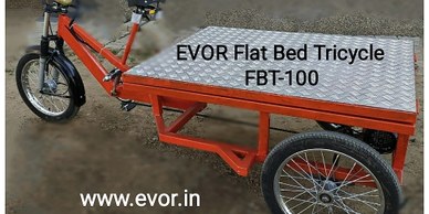 EVOR E Flat Bed Tricycle FBT 100
