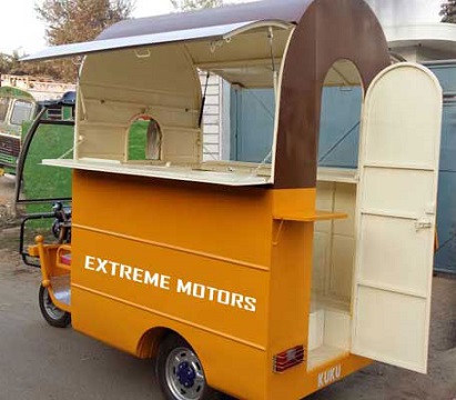Extreme Motors Food Cart E Rickshaw