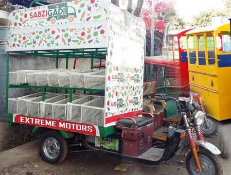 Extreme Motors Vegetable Van E Rickshaw Loader