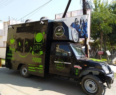 Global Expert Food Truck Food truck on Mahindra pickup Bolero