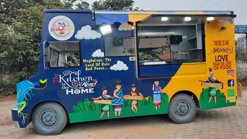 Global Expert Food Truck Non AC Diesel Food Truck