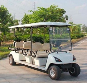 Green Shuttle Technology E Golf Cart 8 Seater