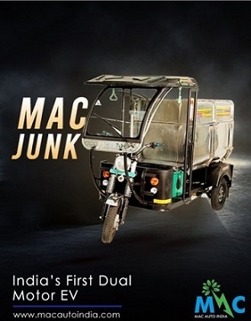 Mac Auto Mac Junk E Cart For Garbage With Automatic Tipping