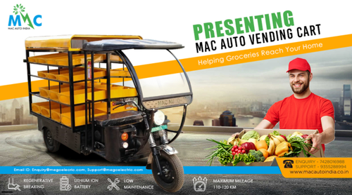 Mac Auto Mac Vending E Cart For Fruits and Vegetables