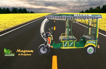 Magnum Battery Operated E Rickshaw