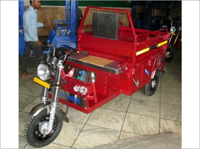 Shakti Auto Green Loader E Rickshaw