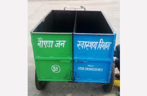 USHA Garbage Tricycle With Bins