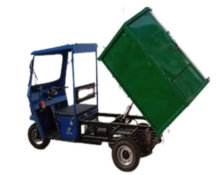 Zesar E Rickshaw Garbage Van Without Battery
